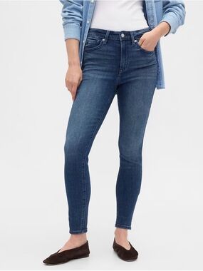 GAP Dark Blue Skinny High-Rise Jeans